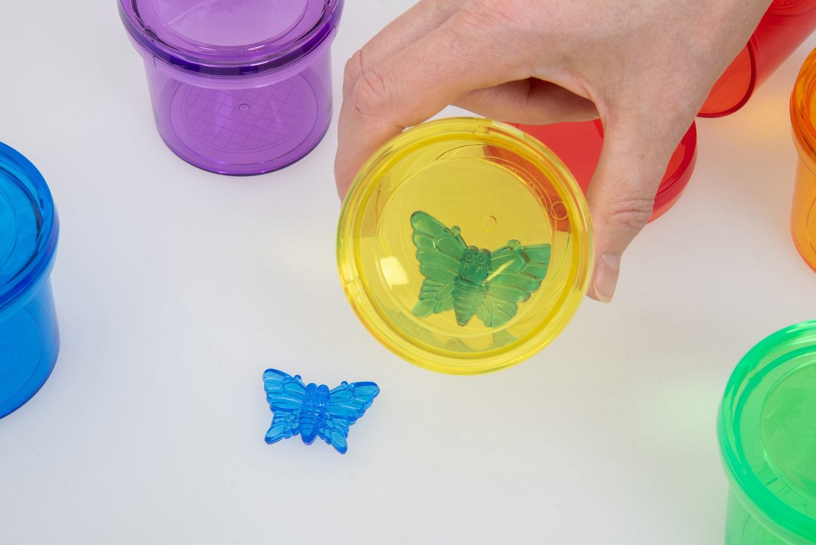 Sensory play - transparant color viewers - set of 6