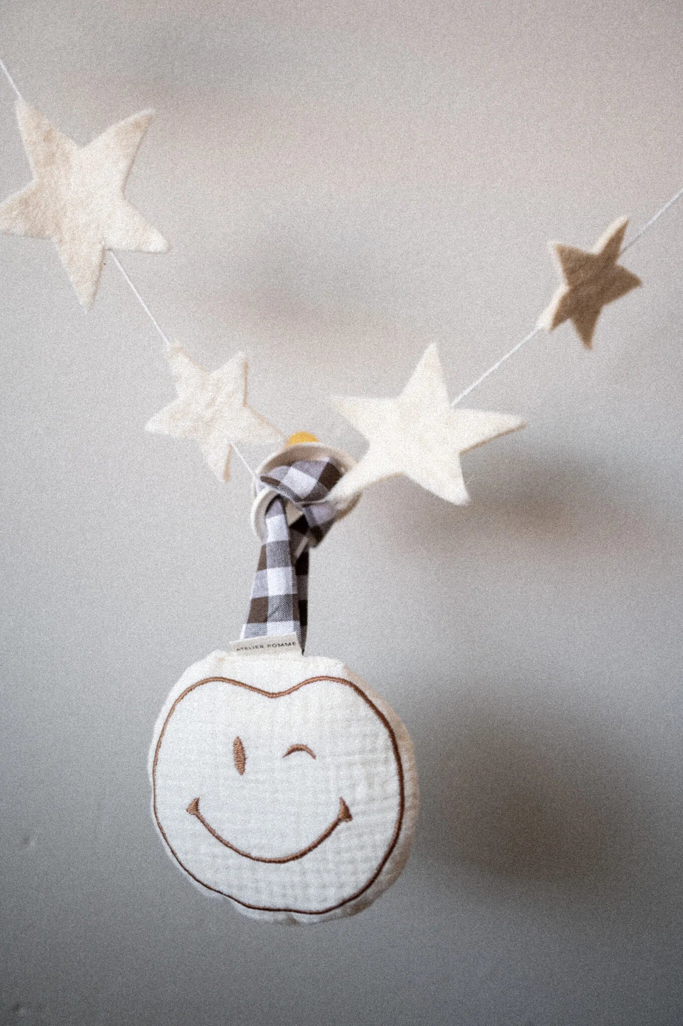 Atelier Pomme - pomme - pacifier cloth - cosy white