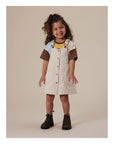 Goldie + Ace - penelope pinafore dress - oat