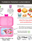 Yumbox  - Panino 4 - power pink - magical unicorn