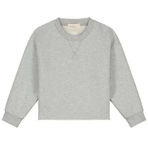 Charlie Petite - lux sweater - grey melange