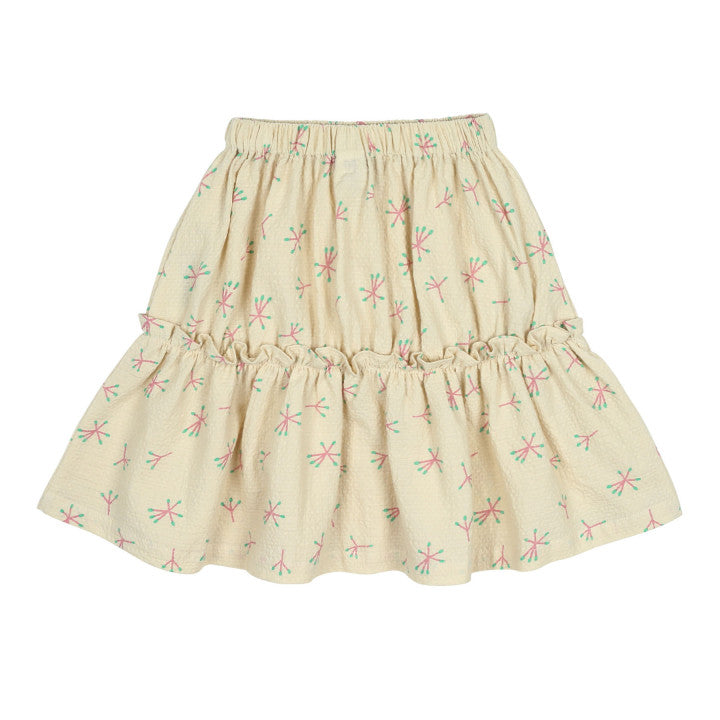 Jelly Mallow - single flower shirring skirt