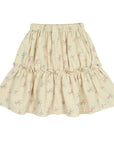 Jelly Mallow - single flower shirring skirt