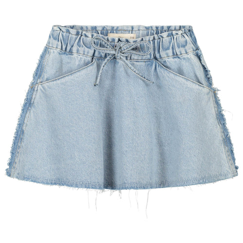 Charlie Petite - lianne denim skirt - light snow wash