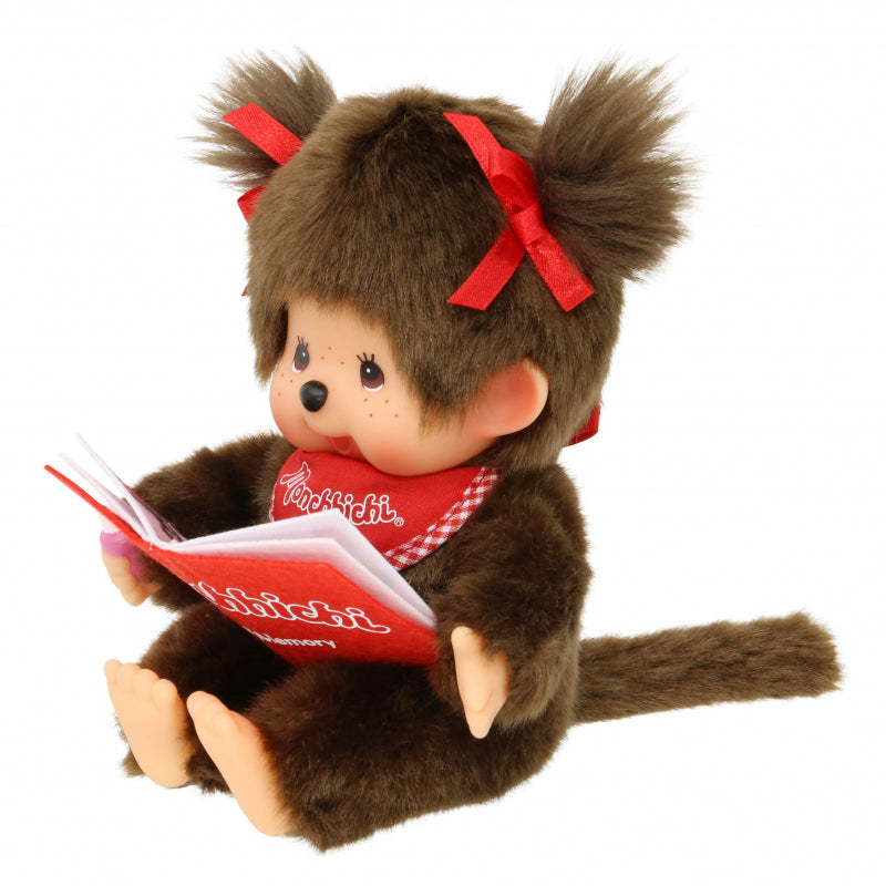 Monchhichi - girl with book (20cm)