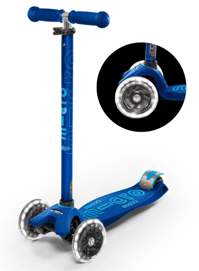 Micro Step - Scooter Maxi Micro deluxe led - blue