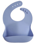 Mushie - silicone bib - powder blue