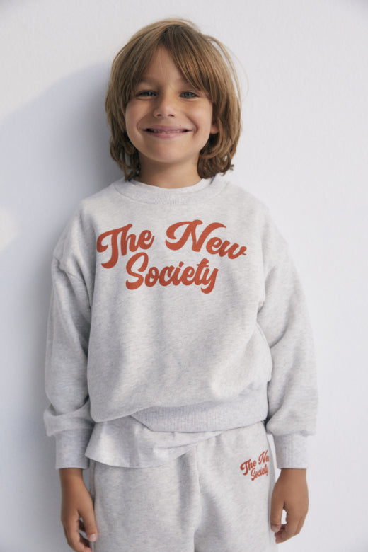 The New Society - Ios - sweatshirt - grey melange