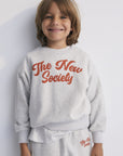 The New Society - Ios - sweatshirt - grey melange