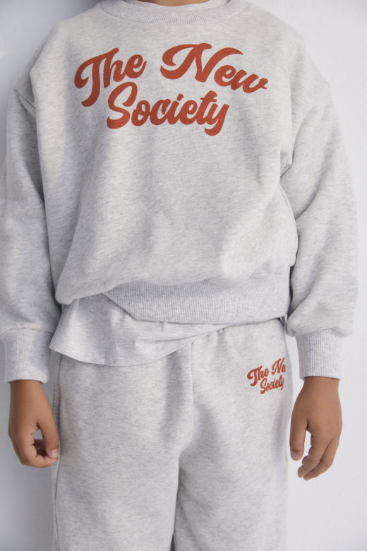 The New Society - Ios - sweatshirt - grey melange