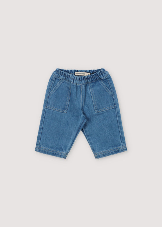 The New Society - meganisi - baby denim pants - mid blue