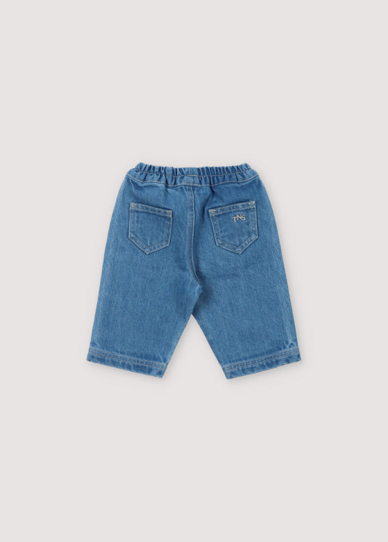 The New Society - meganisi - baby denim pants - mid blue