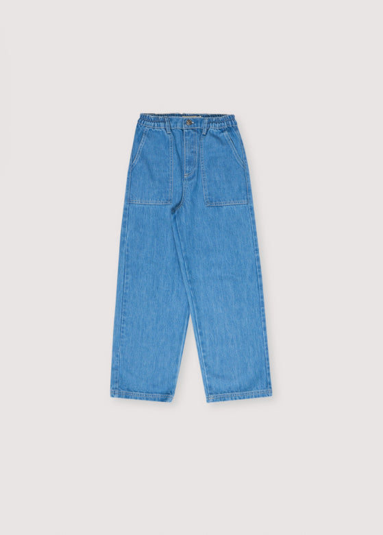 The New Society - meganisi - denim pants - mid blue