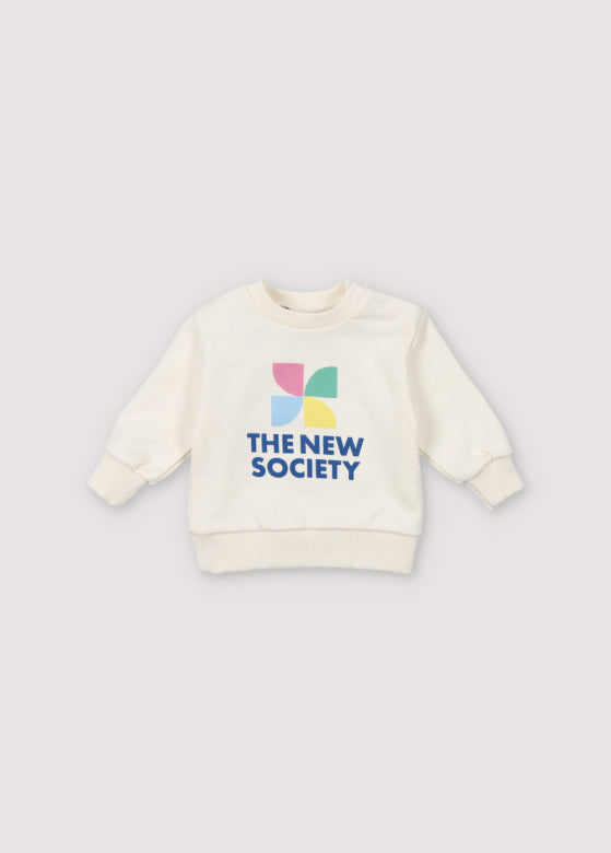 The New Society - Mykonos - baby sweatshirt - Coconut