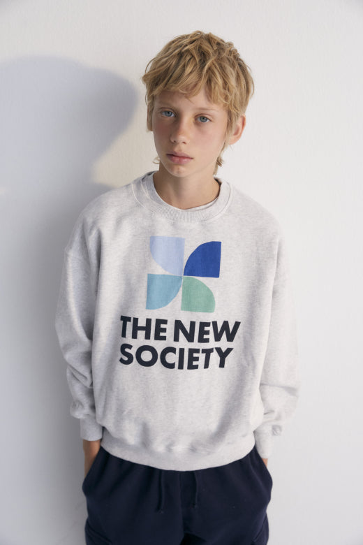 The New Society - Mykonos - sweatshirt - grey melange