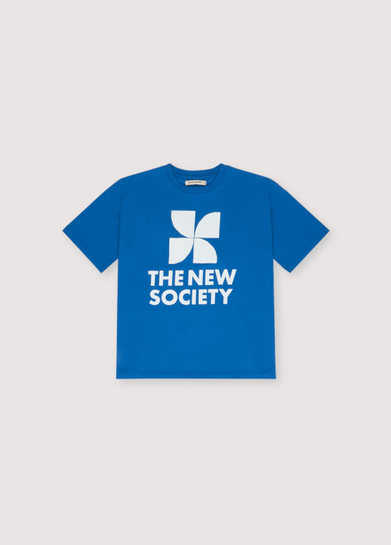 The New Society - Mykonos - t-shirt - cobalto