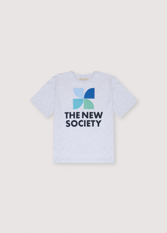 The New Society - Mykonos - t-shirt - grey melange