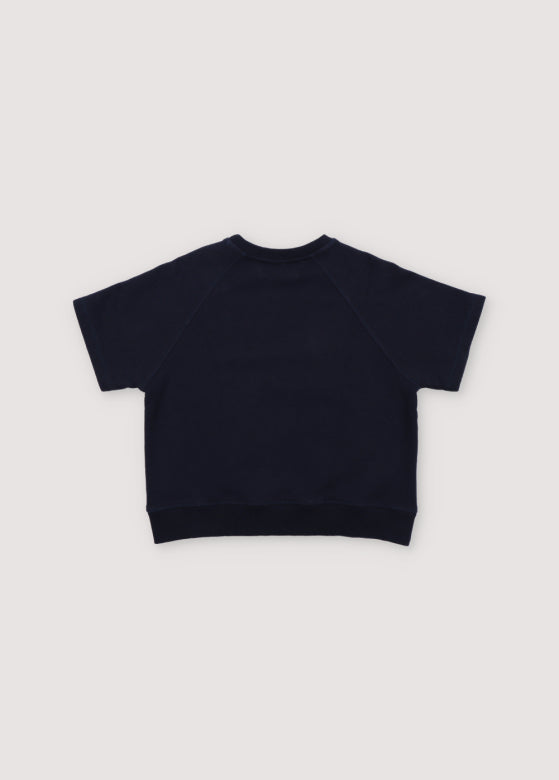 The New Society - Pylos - short sleeve sweatshirt - navy