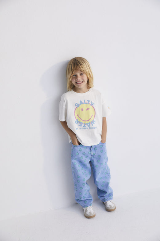 The New Society - Smiley - Denim pants - light blue