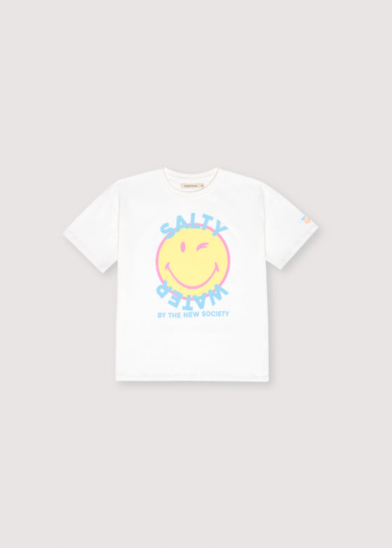 The New Society - Smiley - t-shirt - white