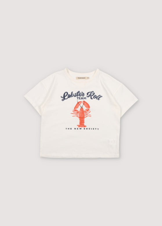 The New Society - Tirteo - lobster t-shirt - coconut