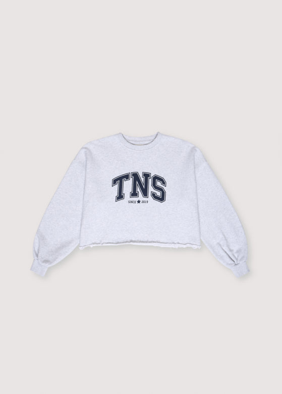 The New Society - Zoe - teen sweatshirt - grey melange