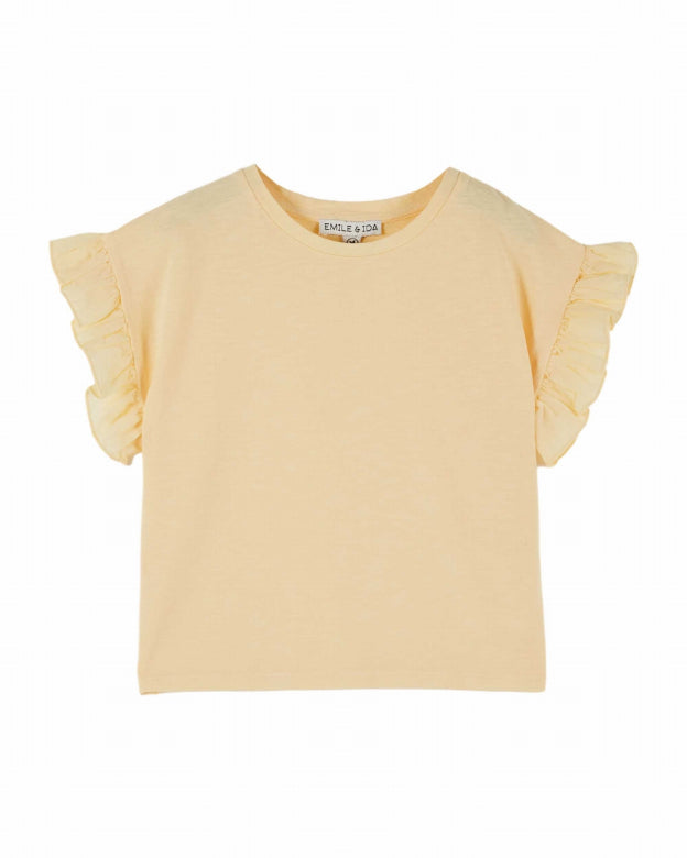 Emile et Ida - kids - frille t-shirt - banane