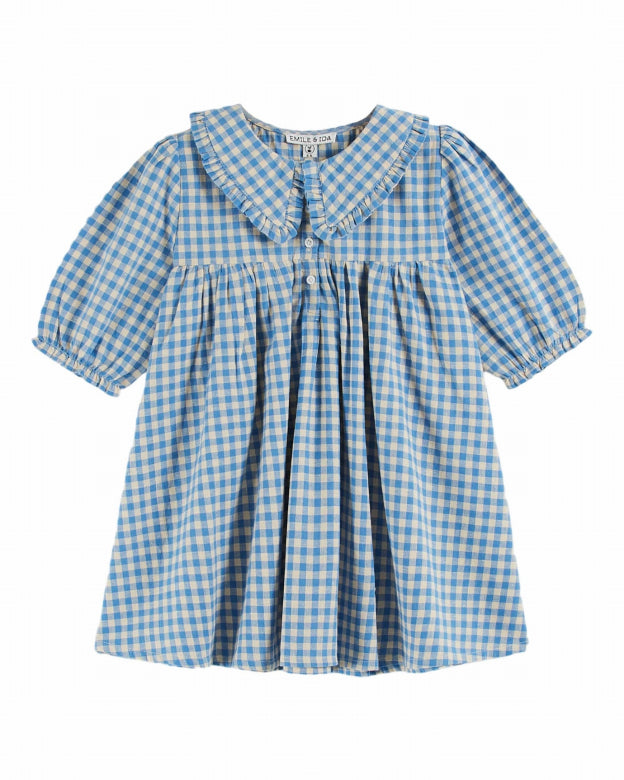 Emile et Ida - kids - dress - vichy lagon