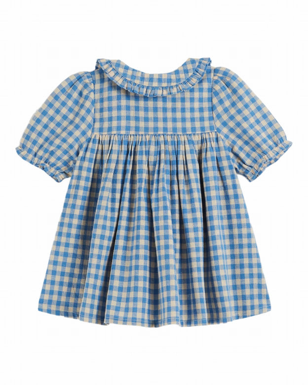 Emile et Ida - baby - dress - vichy lagon