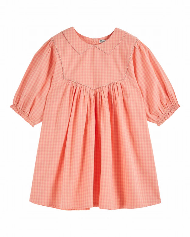 Emile et Ida - kids - vichy dress - pivoine