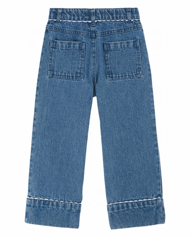 Emile et Ida - kids - cherry pants - denim