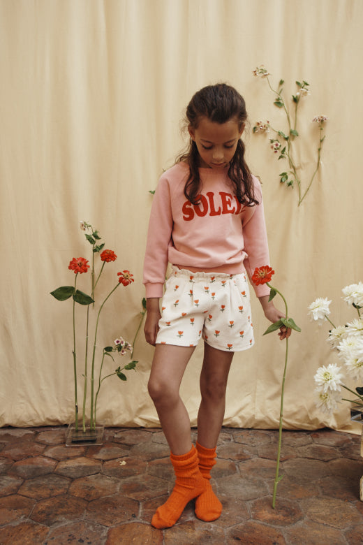 Emile et Ida - kids - soleil sweatshirt - blossom