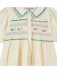 Emile et Ida - kids - smock dress - ecru