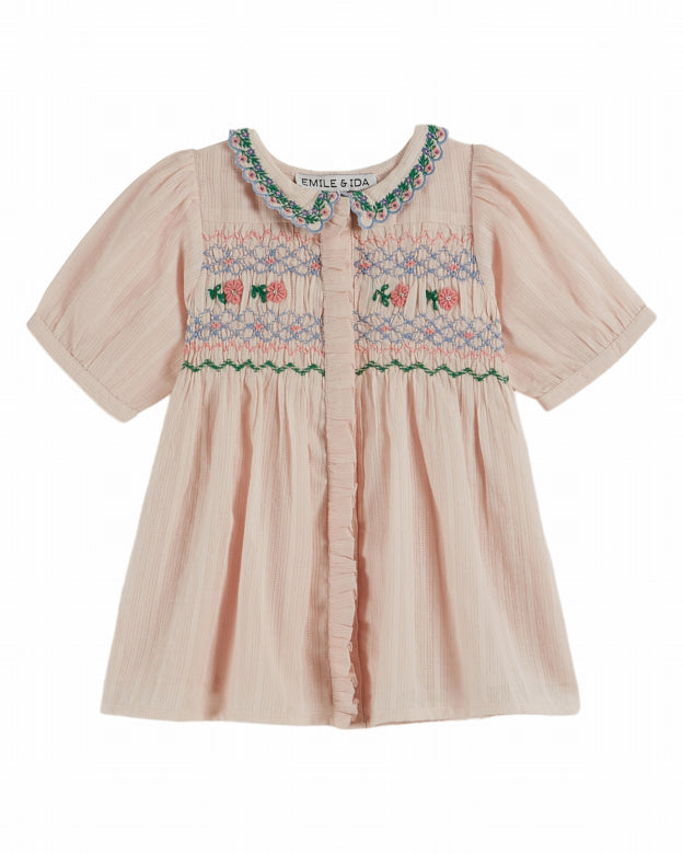 Emile et Ida - kids - smock dress - pastel