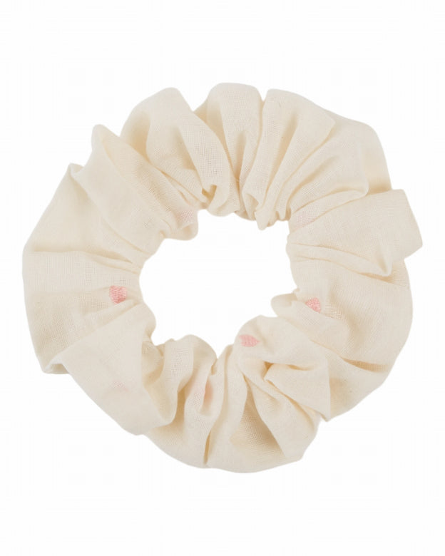 Emile et Ida - kids - scrunchie - coeur pastel