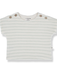 1+ in the family - tomaso - terry tee - pale aqua stripes