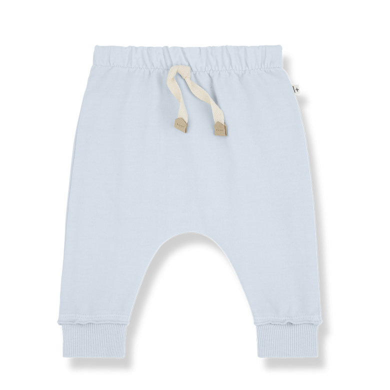 1+ in the family - tian - soft fleece sweatpants - misty blue