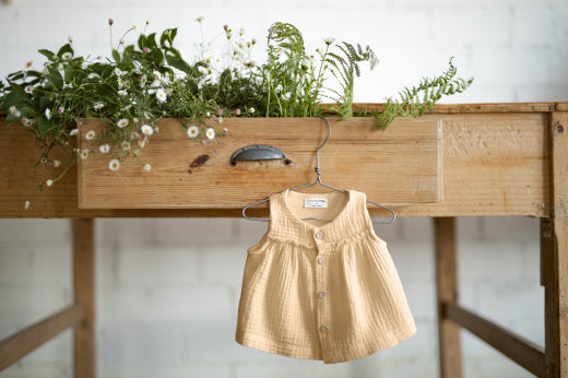 1+ in the family - lina - muslin top - peach