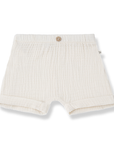 1+ in the family - mirko - muslin shorts - ecru