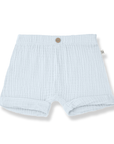 1+ in the family - mirko - muslin shorts - misty blue