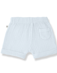 1+ in the family - mirko - muslin shorts - misty blue