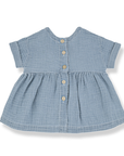 1+ in the family - lavinia - muslin denim dress - washed blue