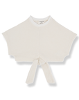 1+ in the family - aya - terry crop top - off white