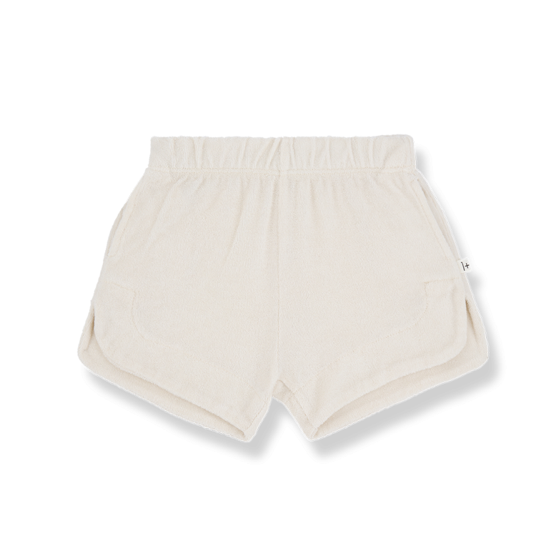 1+ in the family - sara - terry shorts - off white