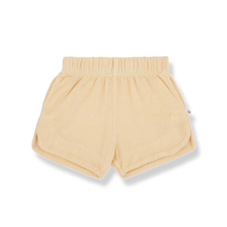 1+ in the family - sara - terry shorts - peach