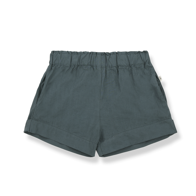 1+ in the family - lara - poplin shorts - petroleum