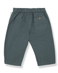 1+ in the family - ibai - poplin trousers - petroleum