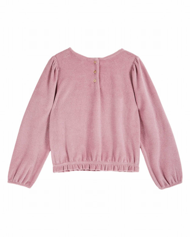 Emile et Ida - kids - terry sweatshirt - lilas