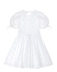 Mipounet - lisa swiss lace flower dress - white