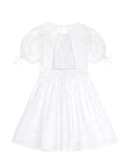 Mipounet - lisa swiss lace flower dress - white